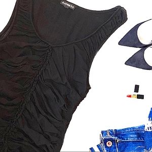 Express Ruched Sleeveless Blouse